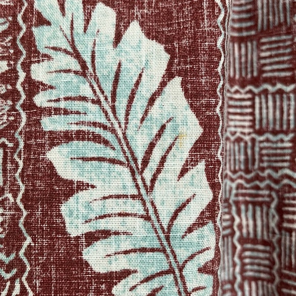 Reyn Spooner Men's XXL Hawaiian Aloha Button Down Shirt South Pacific Tapa Red - Picture 12 of 12